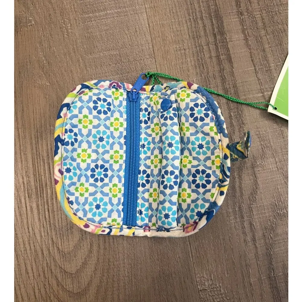 NWT Vera Bradley Quilted Mini Jewelry Roll Travel Organizer